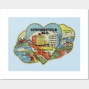 Springfield, Missouri 1951 Posters and Art